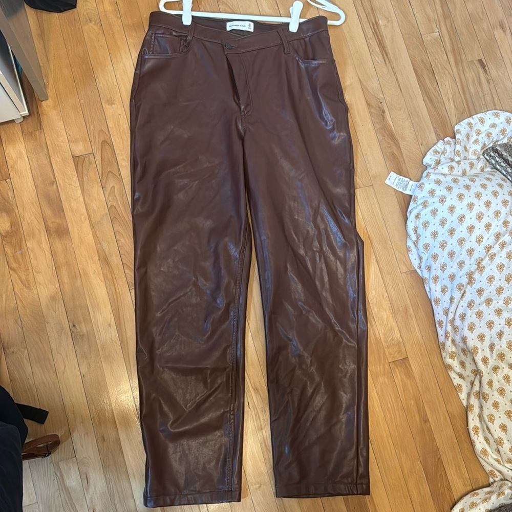 Vegan Leather Pants